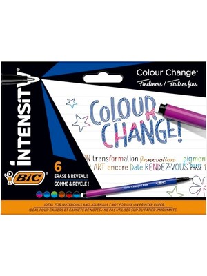 Bic Intensity Renk Değiştiren Keçe Uçlu Kalem 6 Renk