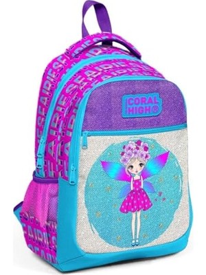 Peri Kız Ilkokul Sırt Çantası Simli ve Parlak Okul Çantası