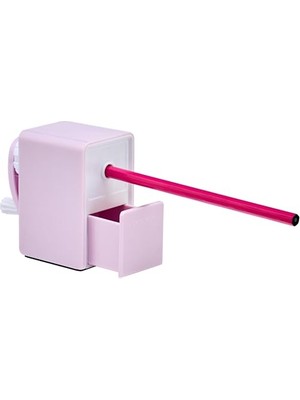 Kalemtıraş, Kollu A Tipi, Plastik, Pembe