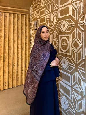 Minel Eşarp Etnik Desenli Şal – Hafif, Nefes Alan Kumaş, Günlük & Özel Gün Kombini