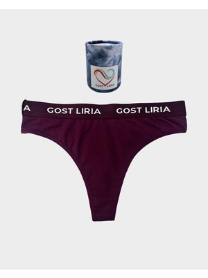 GOST LİRİA Calm Kadın String Külot Bordo