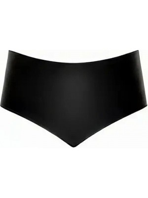 Pileli Store Siyah Kadın Kemer Kalın Deri Yüksek Bel Aksesuarı - APFT1112