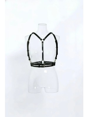 Pileli Store Siyah Kadın Kemer Vücut Aksesuarı Ayarlanabilir Tokalı - APFT1113