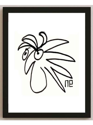 Karikatural Nezih Danyal Tipler Kişiye Özel Sertifikalı Sınırlı Fine Art Karikatür Baskı NTP00181