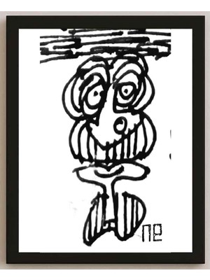 Karikatural Nezih Danyal Tipler Kişiye Özel Sertifikalı Sınırlı Fine Art Karikatür Baskı NTP00214