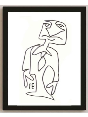 Karikatural Nezih Danyal Tipler Kişiye Özel Sertifikalı Sınırlı Fine Art Karikatür Baskı NTP00162