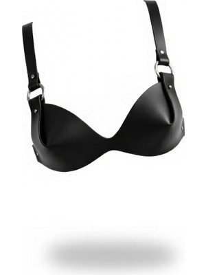 Pileli Store Siyah Kadın Kemer Suni Deri Metal Halka Detaylı Vücut Korse - APFT1149