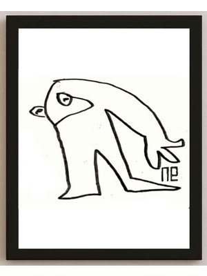 Karikatural Nezih Danyal Tipler Kişiye Özel Sertifikalı Sınırlı Fine Art Karikatür Baskı NTP00170