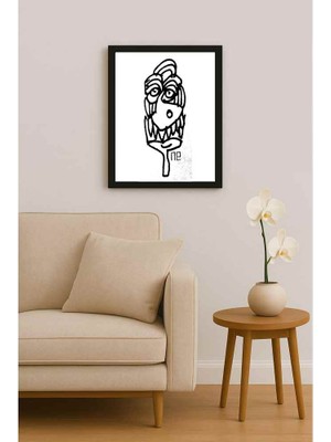 Karikatural Nezih Danyal Tipler Kişiye Özel Sertifikalı Sınırlı Fine Art Karikatür Baskı NTP00205