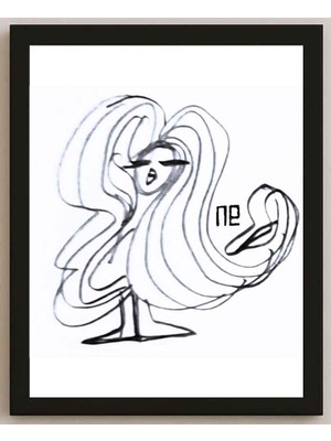 Karikatural Nezih Danyal Tipler Kişiye Özel Sertifikalı Sınırlı Fine Art Karikatür Baskı NTP00225