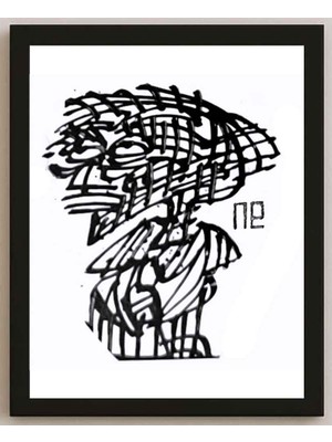 Karikatural Nezih Danyal Tipler Kişiye Özel Sertifikalı Sınırlı Fine Art Karikatür Baskı NTP00229