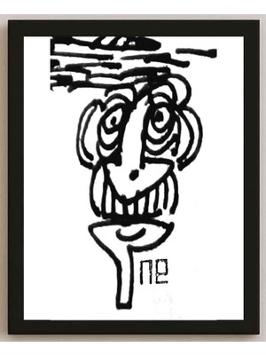 Karikatural Nezih Danyal Tipler Kişiye Özel Sertifikalı Sınırlı Fine Art Karikatür Baskı NTP00215