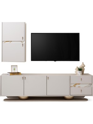 Erezoğulları Mobilya Erva Modern Dolaplı Tv Ünitesi 206*47*58