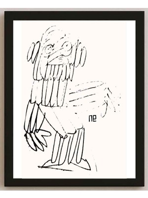 Karikatural Nezih Danyal Tipler Kişiye Özel Sertifikalı Sınırlı Fine Art Karikatür Baskı NTP00212