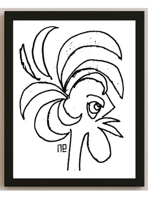 Karikatural Nezih Danyal Tipler Kişiye Özel Sertifikalı Sınırlı Fine Art Karikatür Baskı NTP00179