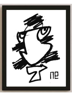 Karikatural Nezih Danyal Tipler Kişiye Özel Sertifikalı Sınırlı Fine Art Karikatür Baskı NTP00246