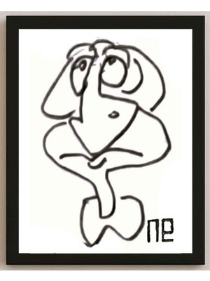 Karikatural Nezih Danyal Tipler Kişiye Özel Sertifikalı Sınırlı Fine Art Karikatür Baskı NTP00184