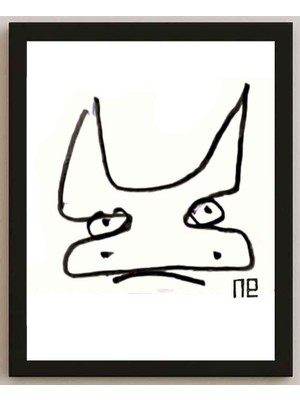 Karikatural Nezih Danyal Tipler Kişiye Özel Sertifikalı Sınırlı Fine Art Karikatür Baskı NTP00192