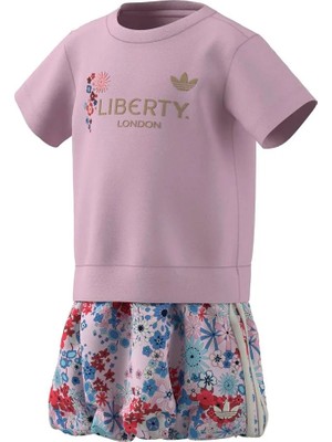Adidas Dress Set Bebek  Pembe  Şortlu Takım KD1729