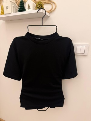 Nihanello Butik Arkası Bağcıklı Modal Bluz