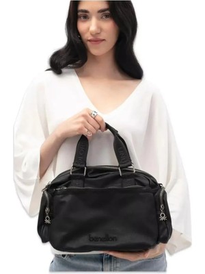 Benetton Kadın Ithal Yıkamaderi Çapraz Çanta Bnt 1732