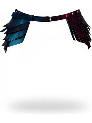 Pileli Store Siyah Kadın Kemer Zırh Detaylı Geniş Bel Aksesuarı - APFT1254