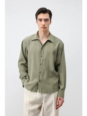 Antioch Haki Relaxed Erkek Gömlek