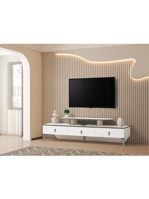 Erezoğulları Mobilya Irem Modern Dolaplı Tv Ünitesi 180*46*48
