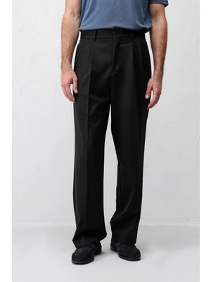 Antioch Siyah Relaxed Fit Erkek Pantolon