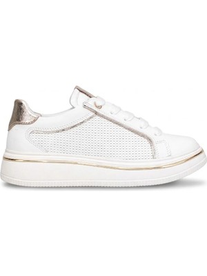 Mammamia D26YA-3890 Kadın Hakiki Deri Casual Ayakkabı Beyaz