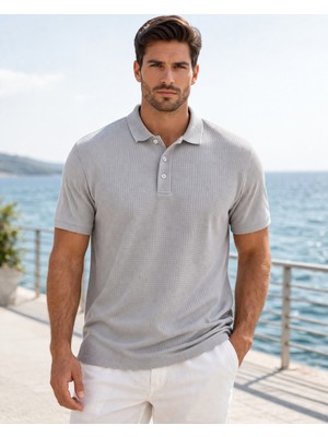 We&Me Slim Fit Pamuklu Basic Kısa Kol Polo Yaka