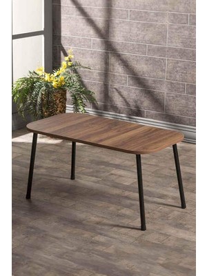 Savita Home Siyah Metal Orta Sehpa Kare - 90X50X44 cm