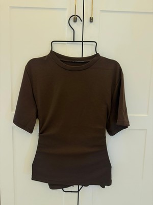 Nihanello Butik Arkası Bağcıklı Modal Bluz