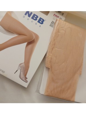 Nbb 2 Adet Sahra (Açık Ten Rengi) Külotlu Çorap
