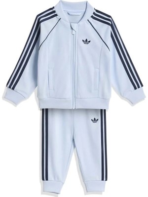 Adidas Bebek Mavi Eşofman SST TS KD1030 Erkek Çocuk Rahat Tasarım 12 - 18 Ay