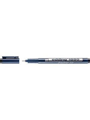 Edding 1880 Teknik Çizim Kalemi - Siyah - 1 Kalem - 0,2 mm Çizgi Genişliği