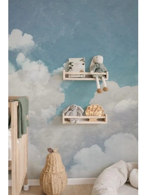 Arkhearts Aether Mavi Bulutlu Gökyüzü Kendinden Yapışkanlı Duvar Kağıdı