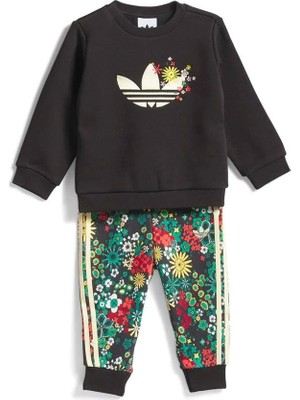 Adidas Crew Set Bebek  Siyah  Eşofman KD3412