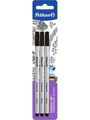 Pelikan Fineliner 96, 3 Adet Blister Ambalajda