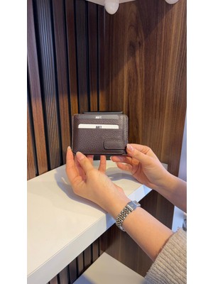 Mft Leather Hakiki Deri Mıknatıslı Kartlık | Mona 1103