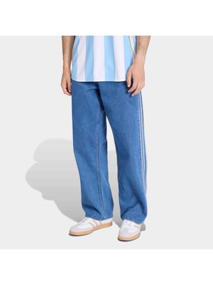 Adidas Firebird Adicolor Erkek Mavi Jean Pantolon (KD1499)