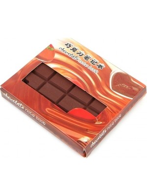 Livenda Isırılmış Çikolata Tasarımlı Kokulu Not Defteri