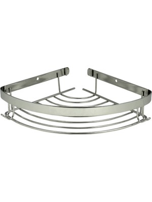 Mabello Ca Lüks Banyo Köşe, Duş Rafı 20X20CM Paslanmaz Çel