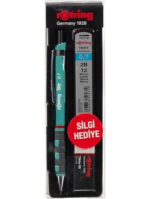 Tıkky Min Silgi 3'lü Okul Seti- 0.7 Deniz Mavi