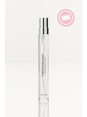 Matsu Turkish Delight Saç & Vücut Misti 10 ml | Gül & Pudralı Notalar Seyahat Boy