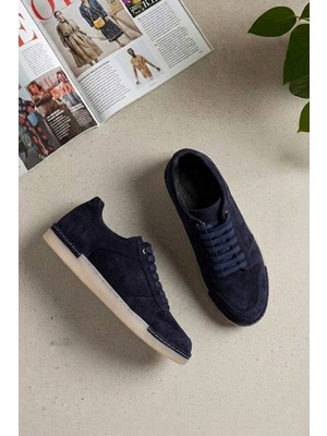 Ayakkabı Fuarı Luciano Bellini 26K-C27701 Formal Erkek Casual Ayakkabı Lacivert