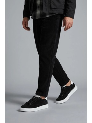 John Richardo 24096 Erkek Hakiki Deri Casual Ayakkabı Siyah