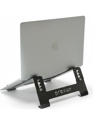 Vigordurus Prexua Stepper Laptop Standı - Notebook Yükseltici Altlık - Metal - Siyah - STP4025 (Siyah)