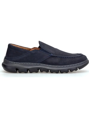 Marcomen 152-23074 Erkek Hakiki Deri Casual Ayakkabı Lacivert