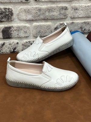 Derilax Hakiki Deri Ortopedik Jel Taban Hafif Yumuşak Arexs-Luıs Kadın Ayakkabı